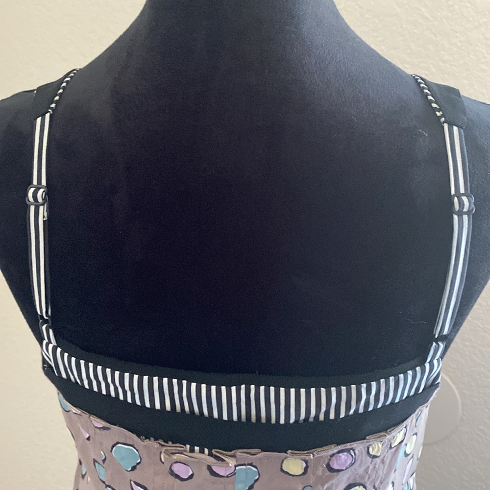 BCBG Max Azria size 2 dress stripes and polka dots! - Picture 6 of 14